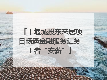 十堰城投东来居项目畅通金融服务让务工者“安薪”